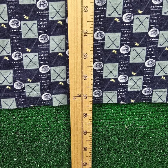 Natural Issue Polo Shirt Mens XL Blue Short Sleeve Abstract Geometric Golf‎ AOP - Picture 4 of 6